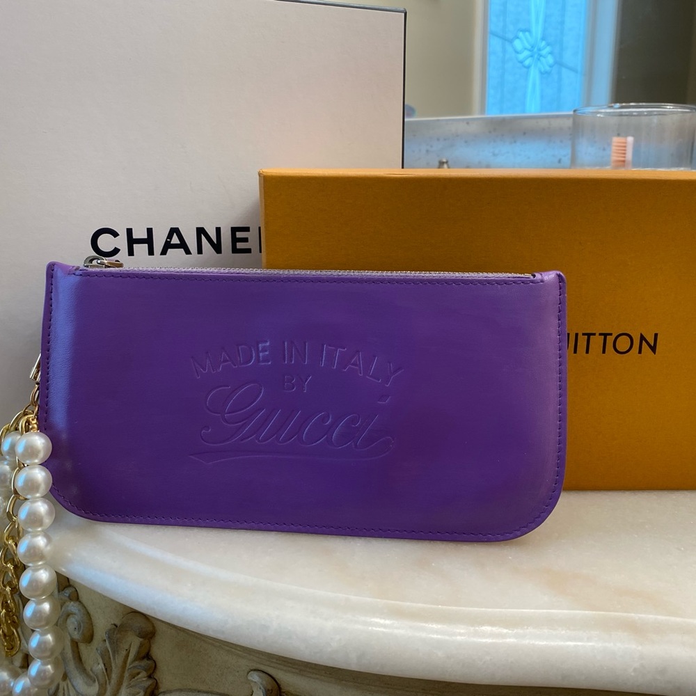 GUCCI Wristlet Pouch 100% AUTHENTIC